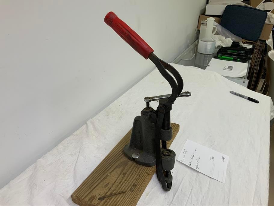 Lyman 450 bullet lube-sizer with die and punch