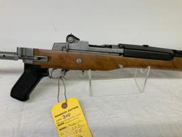 Ruger Mini-14 .223 rilfe, sn 185-54841, 18.5" barrel, 1 mag.,