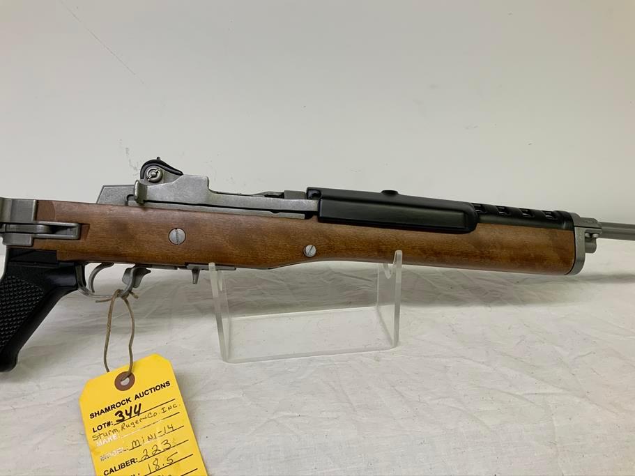Ruger Mini-14 .223 rilfe, sn 185-54841, 18.5" barrel, 1 mag.,