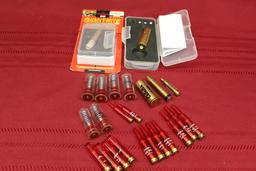 box lot of snap caps - 4 12ga, 2 20ga, 2 223, 3 30-06, 4 270