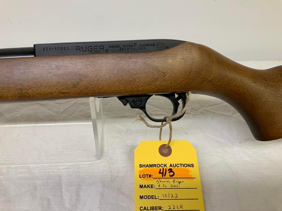Ruger, 10/22, 22LR, sn: 234-60881, 18.5" brl, rifle, with box