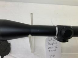 Leupold Vari-X III 3.5x10 scope with caps, previously mounted