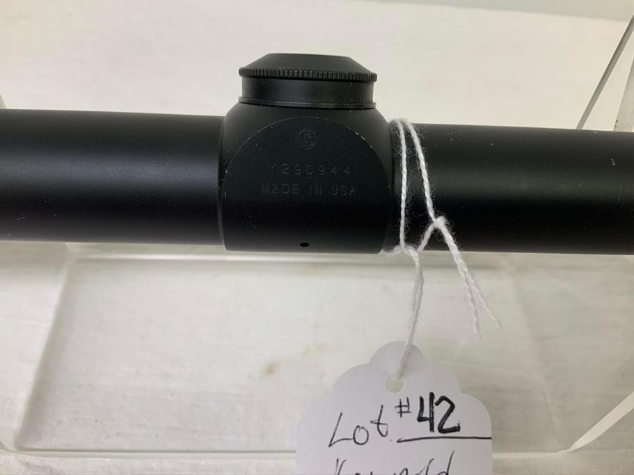 Leupold Vari-X III 3.5x10 scope with caps, previously mounted