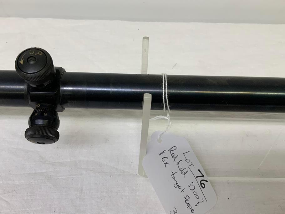 Redfield 16X target scope, previously mounted