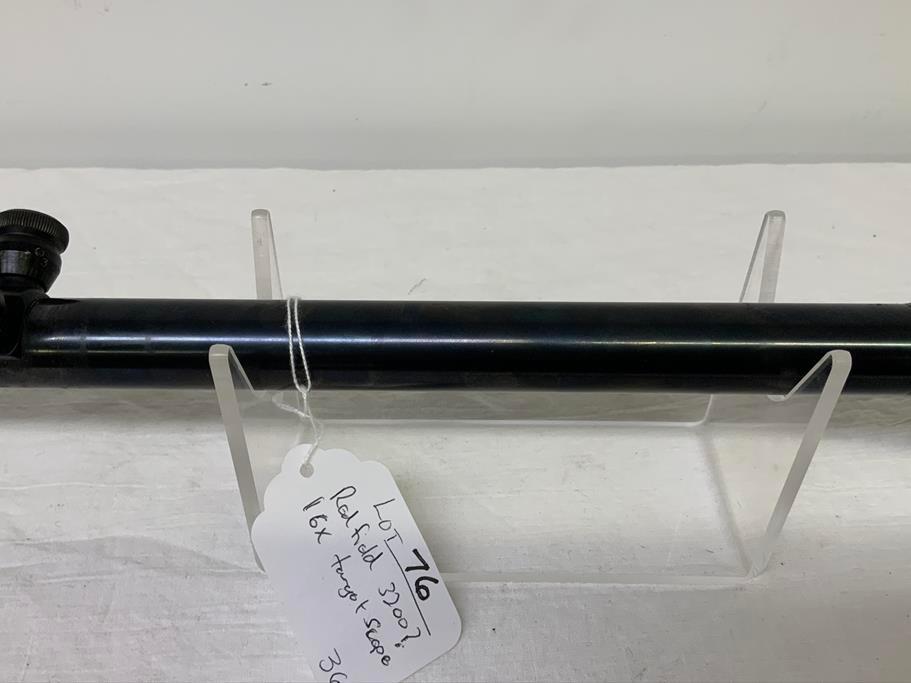 Redfield 16X target scope, previously mounted