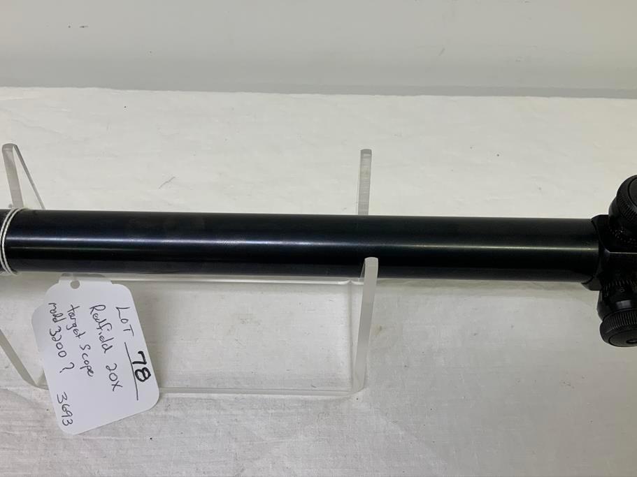 Redfield 20X target scope, previously mounted