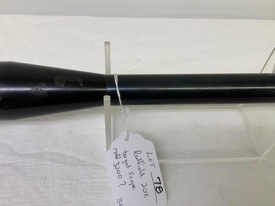 Redfield 20X target scope, previously mounted