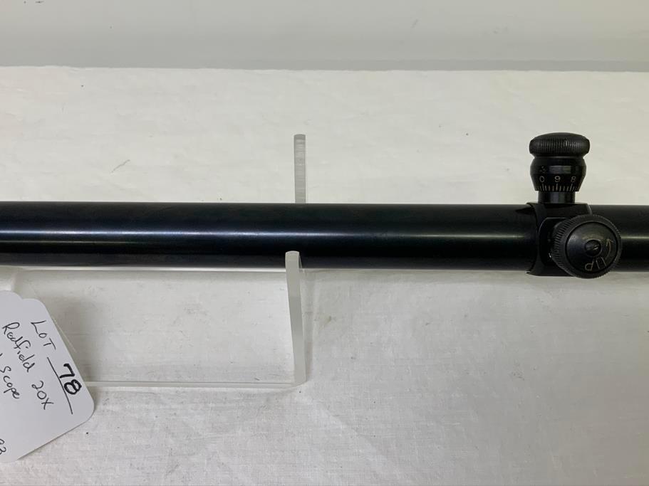Redfield 20X target scope, previously mounted