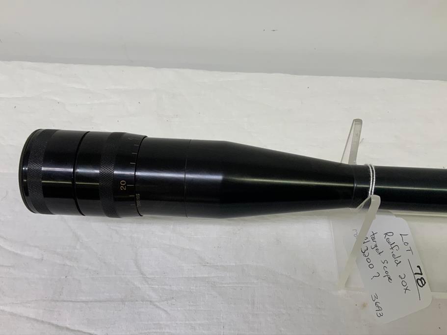 Redfield 20X target scope, previously mounted