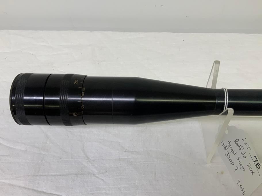 Redfield 20X target scope, previously mounted