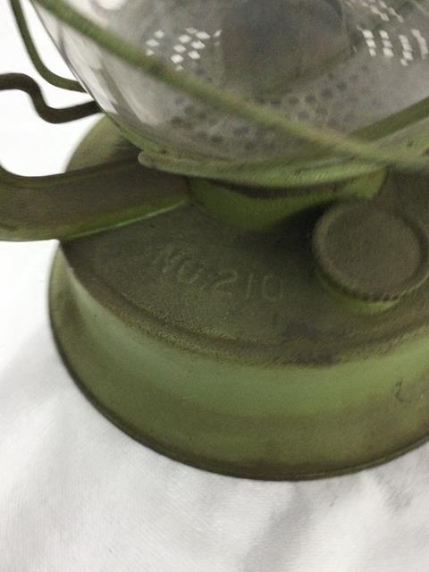 green embury barn lantern with clear shade
