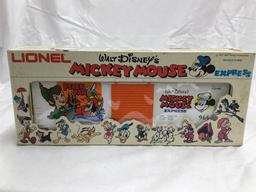 2 lionel mickey mouse express cars in original box