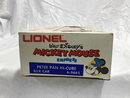 2 lionel mickey mouse express cars in original box