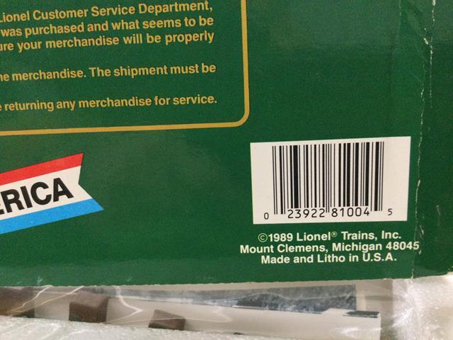 lionel g scale NORTH POLE RR train set iob