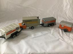 box lot all U-haul trucks & trailers - many in original boxes/