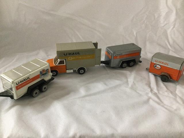 box lot all U-haul trucks & trailers - many in original boxes/