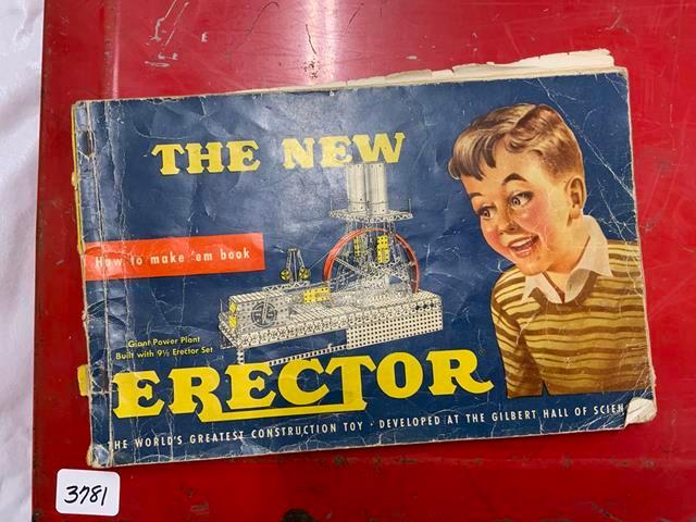 gilbert erector set No 8 1/2--- not complete
