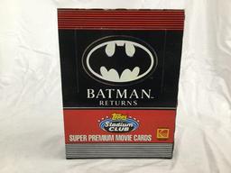 2 boxes collectible trading cards - topps batman returns/