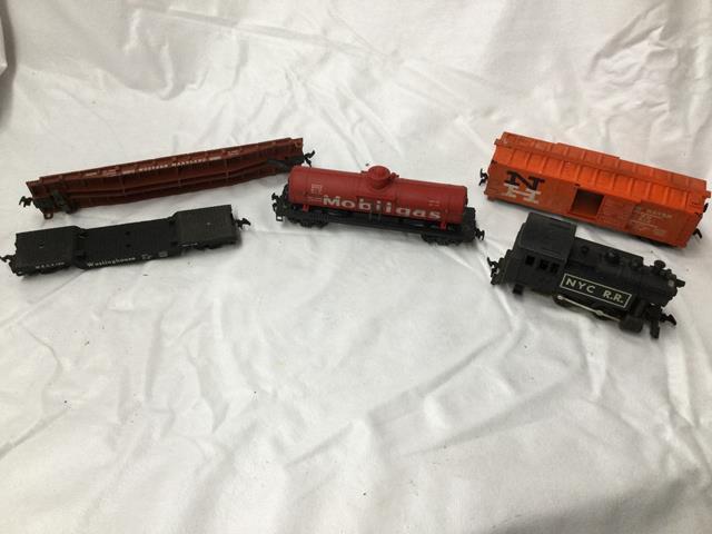 10 pc mixed lot ho scale trains w/ 2 engines - 1 gilbert