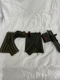 large box lionel track and track parts