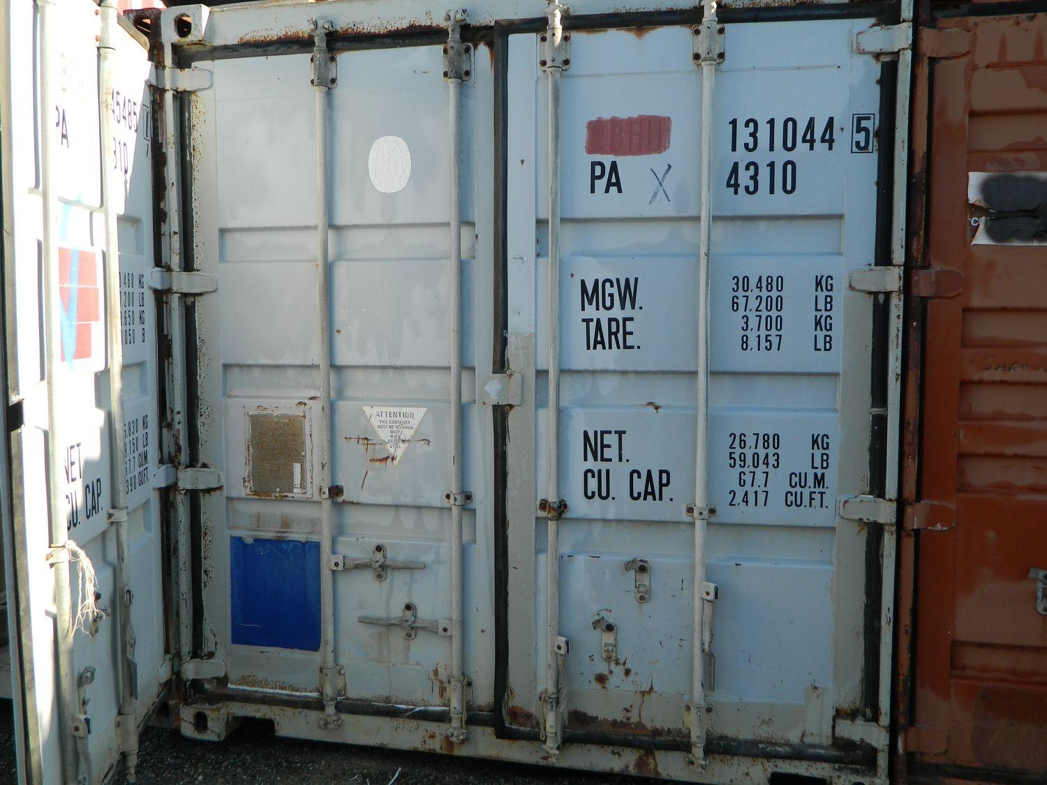 Shipping Container Number: 131044