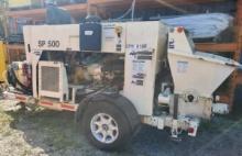 Normet SP500 Shotcrete Trailer Pump