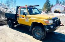 2009 Toyota Land Cruiser HZJ79 Flat Bed Truck