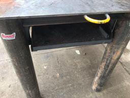 Welding table with pull out drawer (5 ft x 4 ft)