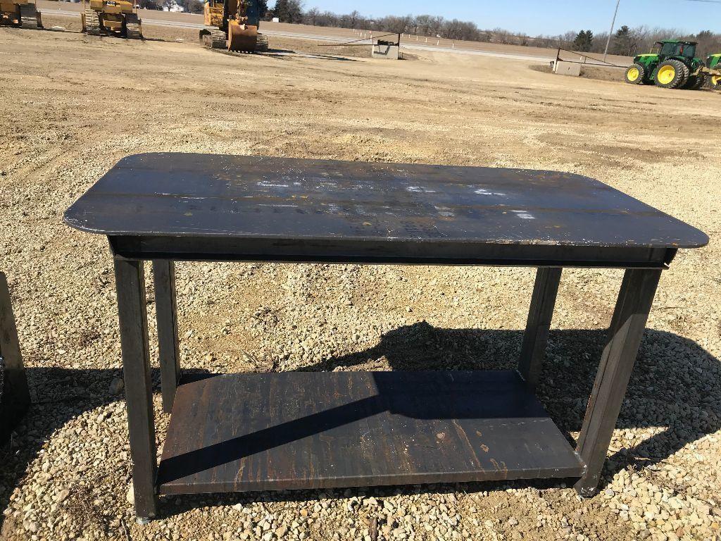 29.5" x 90" Heavy Duty Work Bench w/Shelf