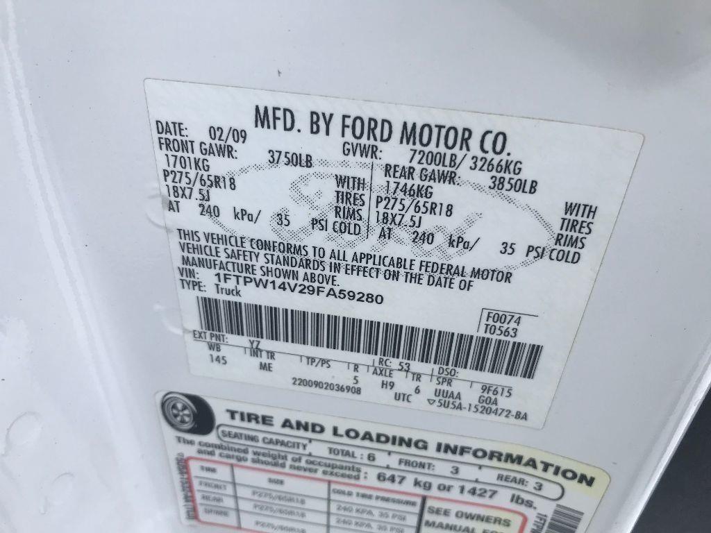 2009 FORD F150 XL