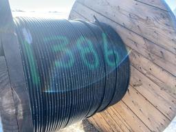 Spool of fiber optic cable