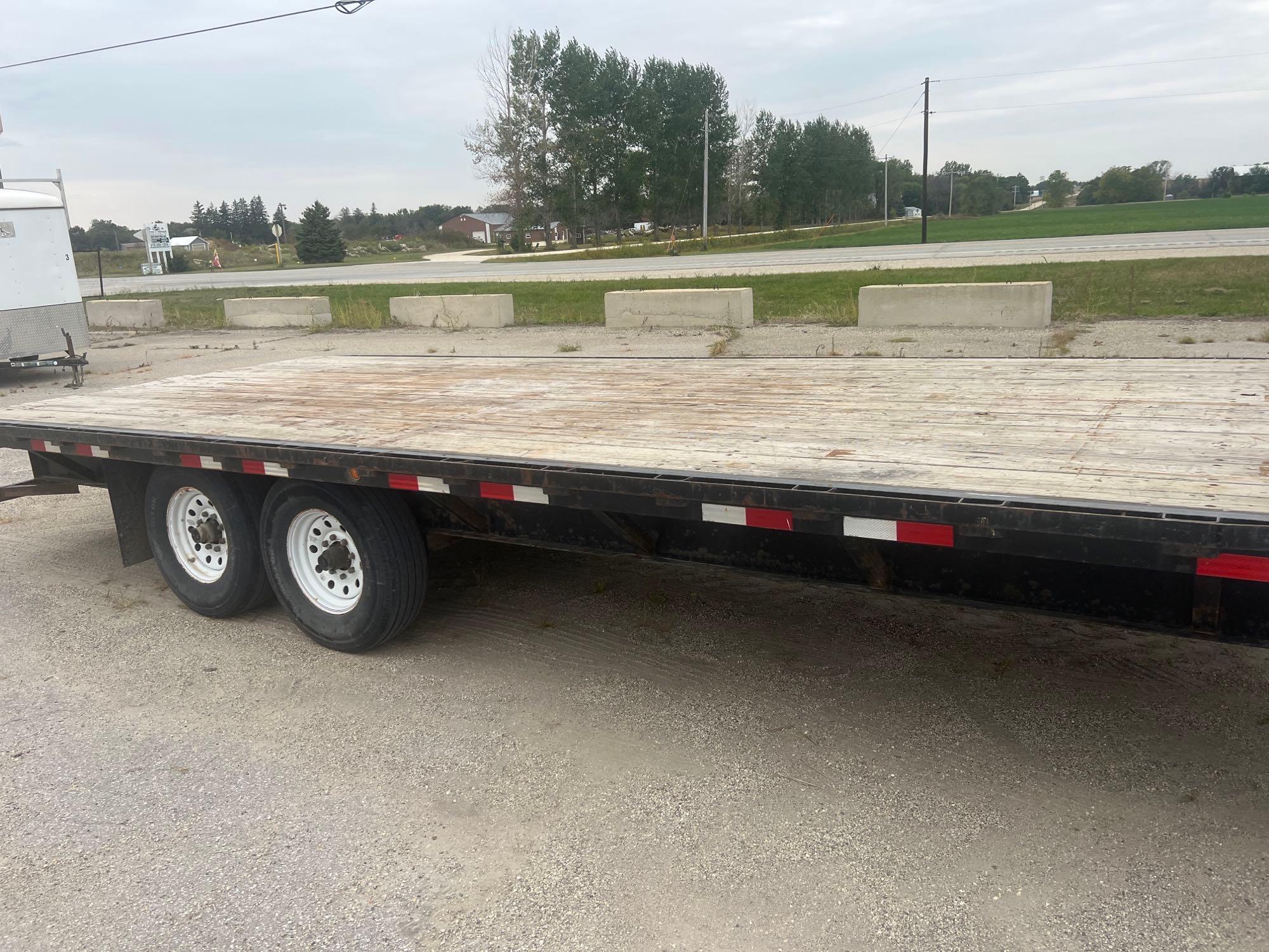 2017 Trailerman 8ft x 20ft Gooseneck Trailer