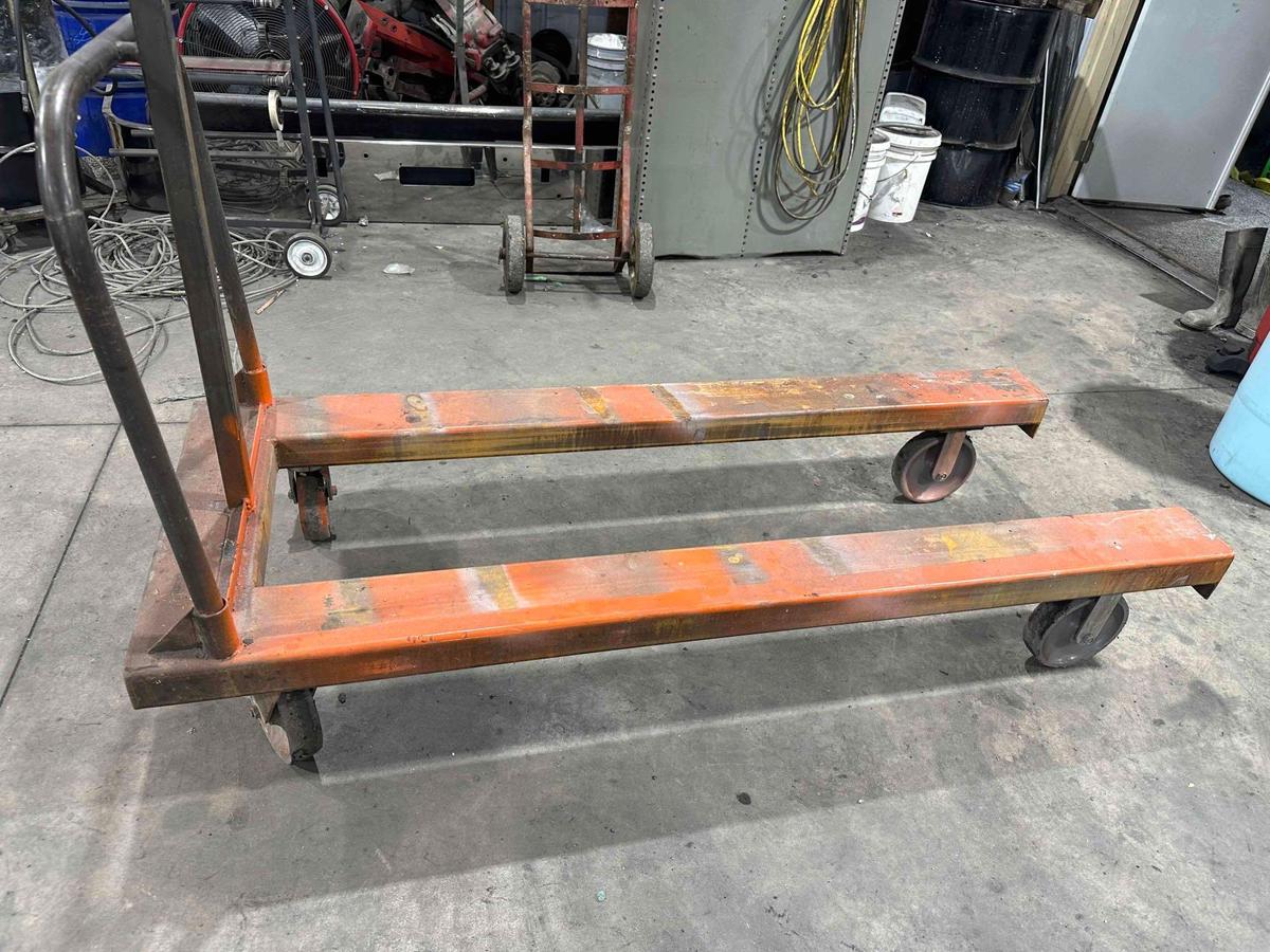 6ft Heavy Duty Dolly Cart with Roller Casters