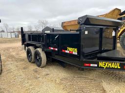 2024 Nexhaul 7x14 15K GVW Electric Dump Trailer