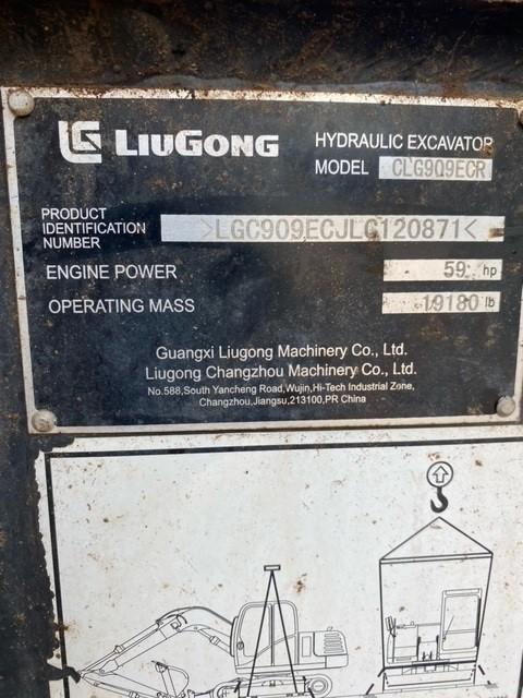 2020 Liugong 909E CR Hydraulic Excavator
