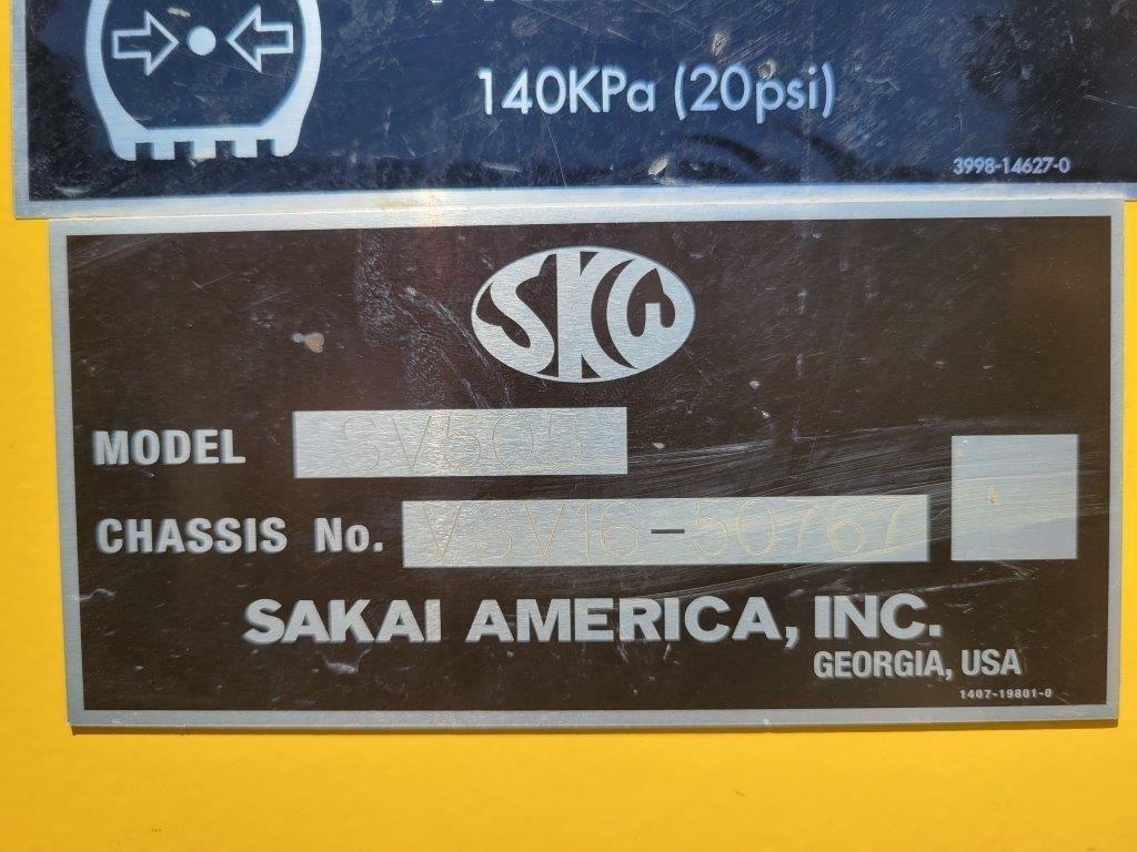 2012 Sakai SV505 Compactor