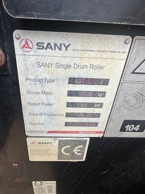 2018 Sany SSR120C-8 Compactor