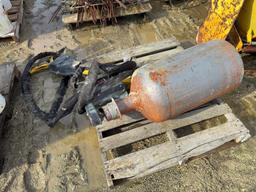 Curb Roller Auxillery Skid Attached