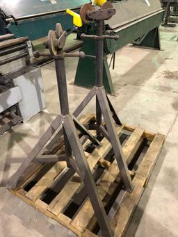 (2) Metal Stands