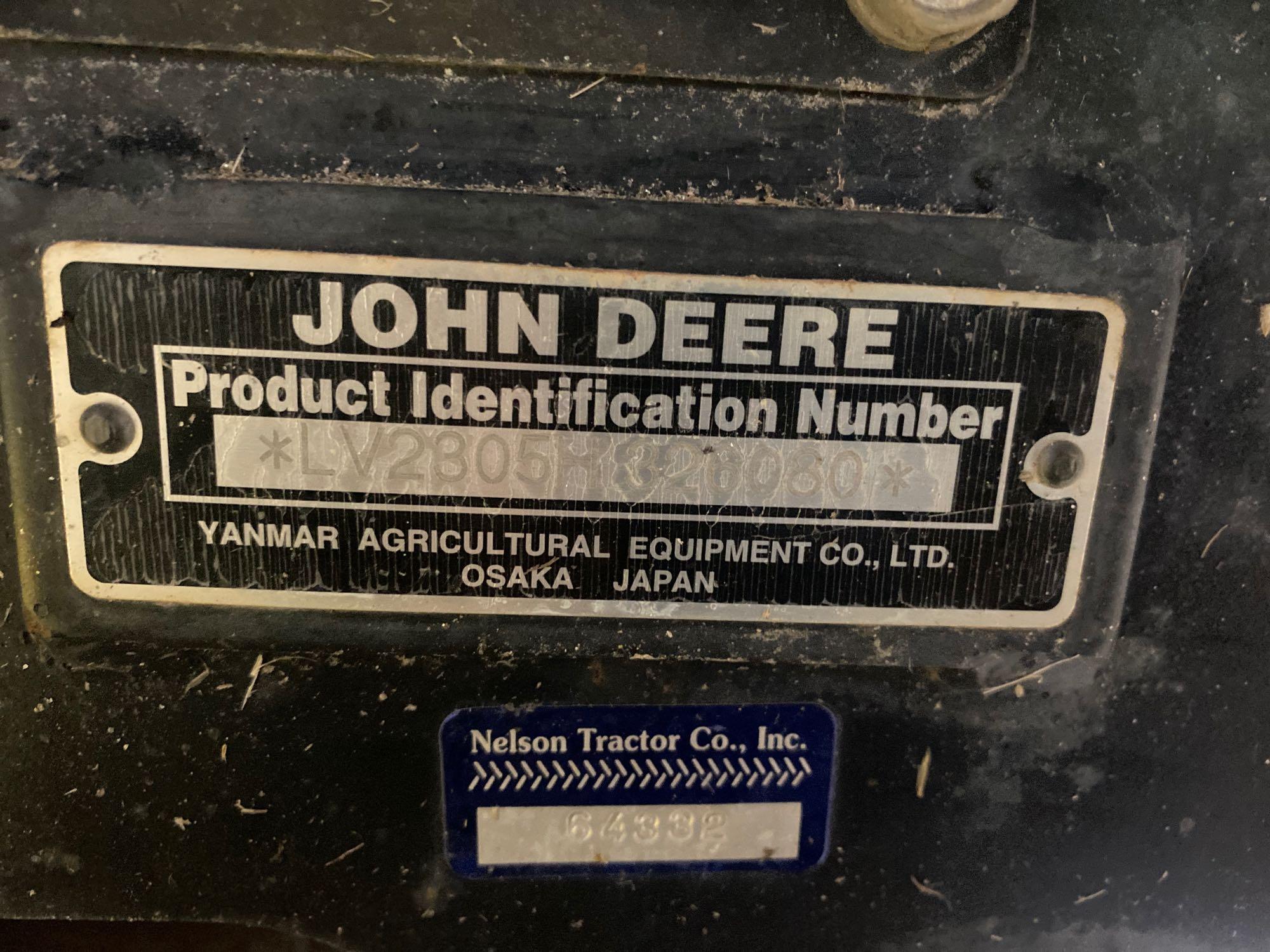 John Deere 2305 4x4 Tractor