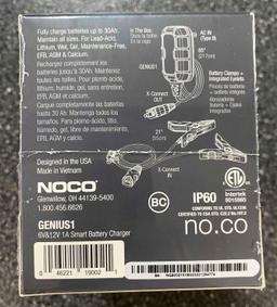 New NOCO GENIUS1 Car Battery Charger/Battery Maintainer