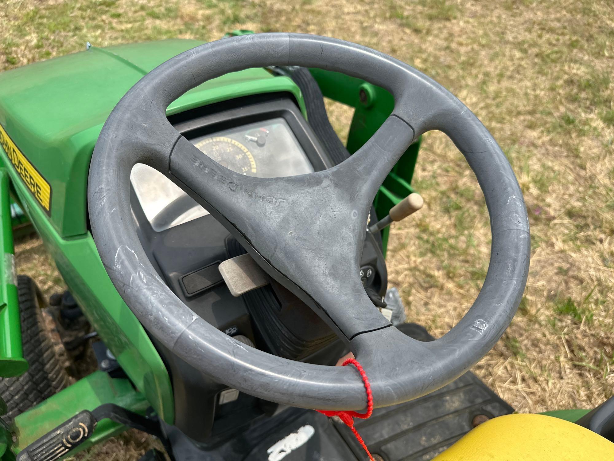 John Deere 1026R Tractor with Loader