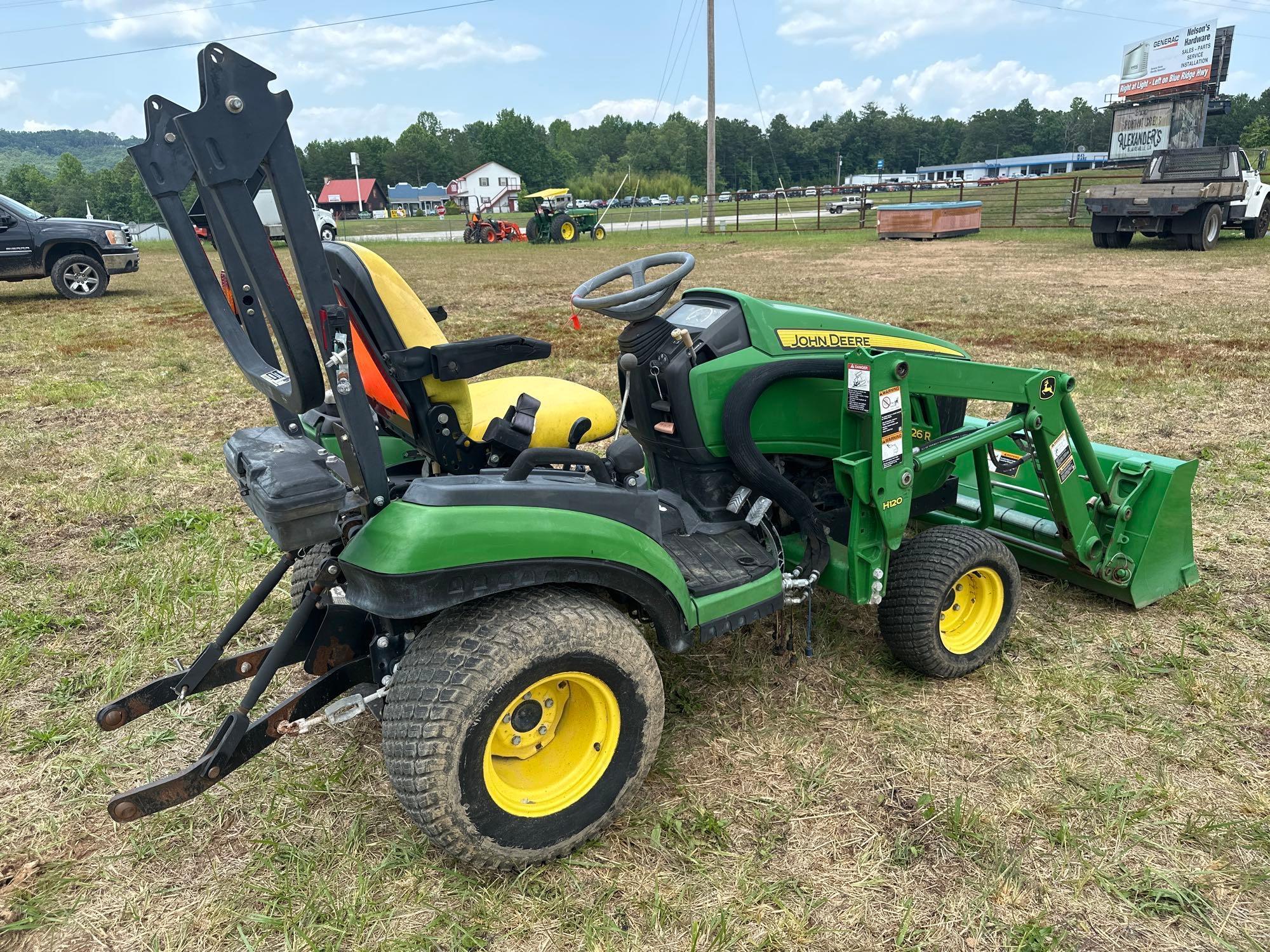 John Deere 1026R Tractor with Loader