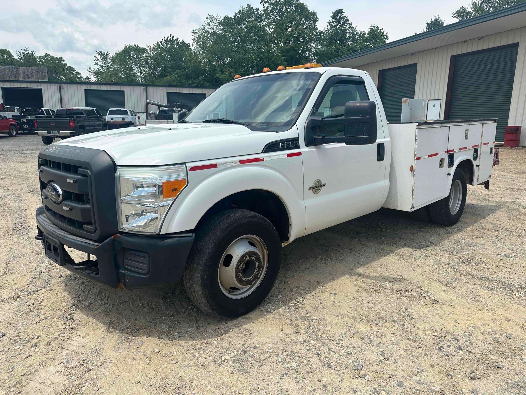 2012 Ford F-350 Utility Truck (Diesel), VIN # 1FDRF3GT2CEB84397