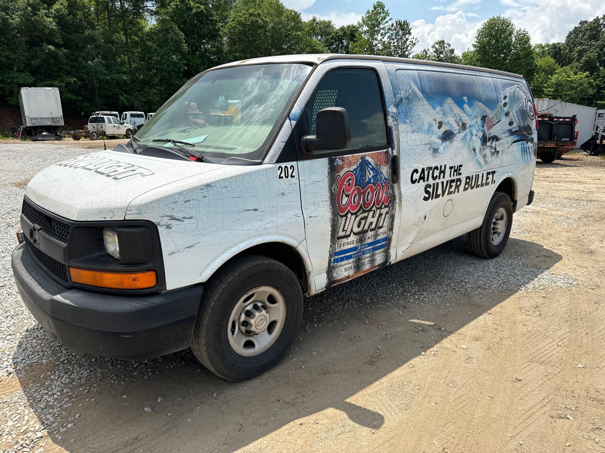 2011 Chevrolet Express Van, VIN # 1GCWGFBAXB1129374