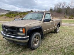 1995 Chevrolet K3500 Pickup Truck, VIN # 1GCHK34N6SE101067