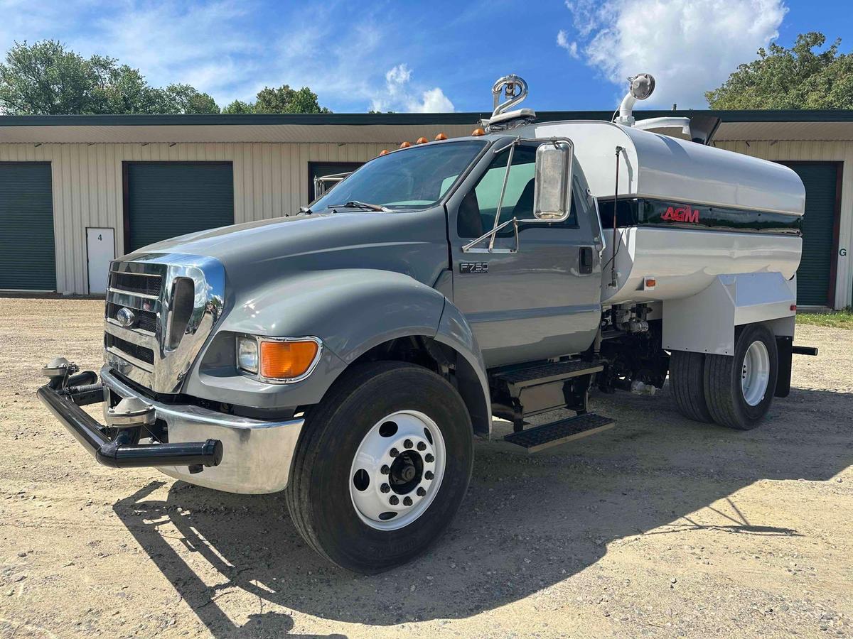 2007 Ford F-750 Water Truck, VIN # 3FRXF75F57V512411