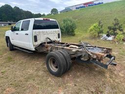 (ABSOLUTE) 2017 Chevrolet Silverado 3500 Chassis Truck (Diesel), VIN # 1GB4CYCY7HF136518