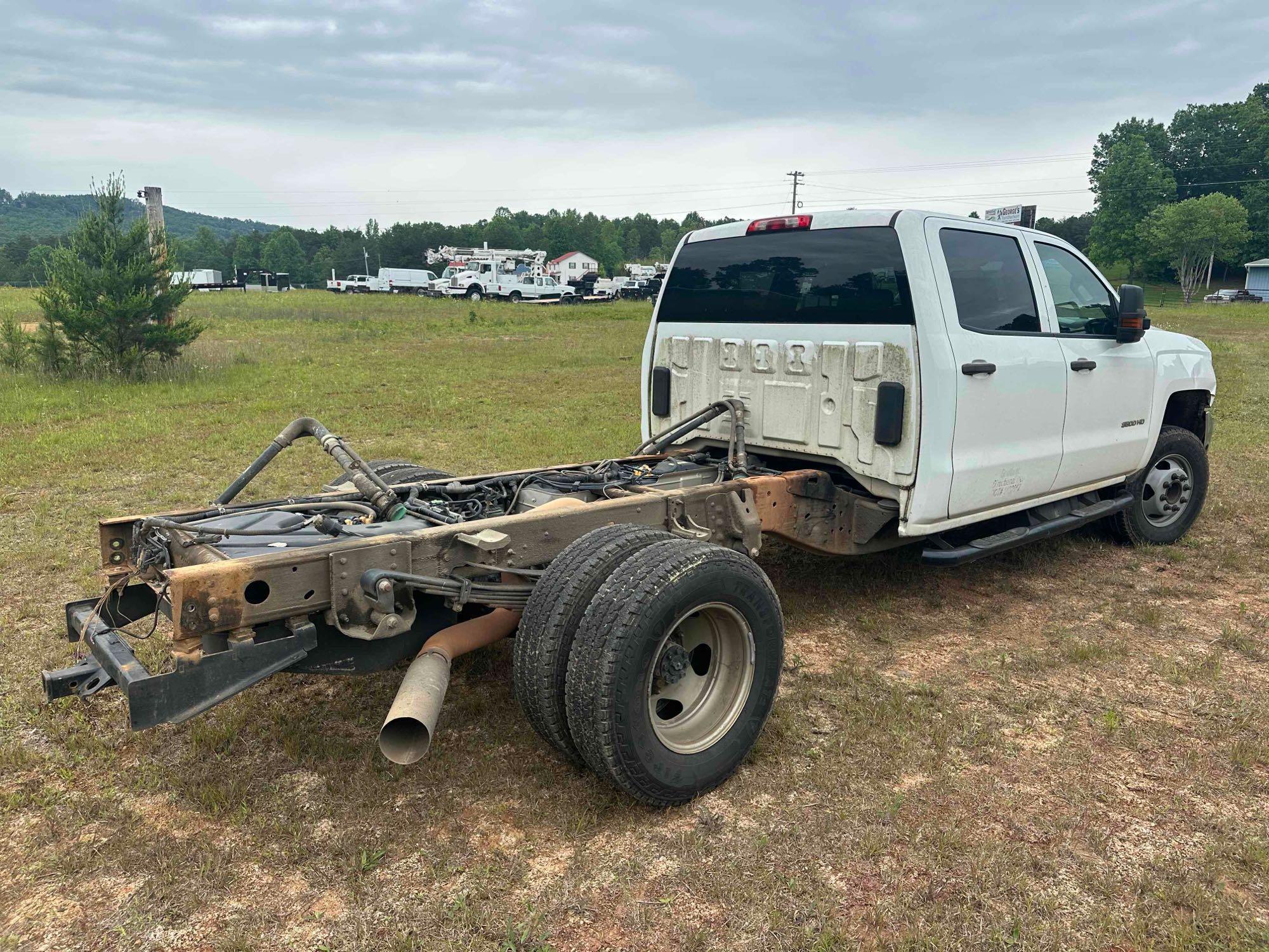 (ABSOLUTE) 2017 Chevrolet Silverado 3500 Chassis Truck (Diesel), VIN # 1GB4CYCY7HF136518