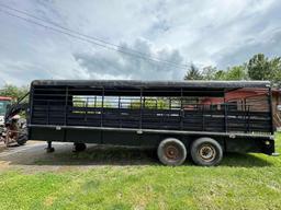 1991 Circle W Stock Trailer